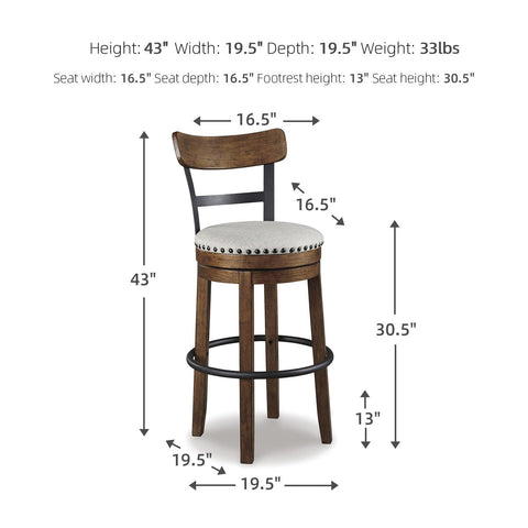 Signature Design by Ashley Valebeck 43 inch height fits standard island counters