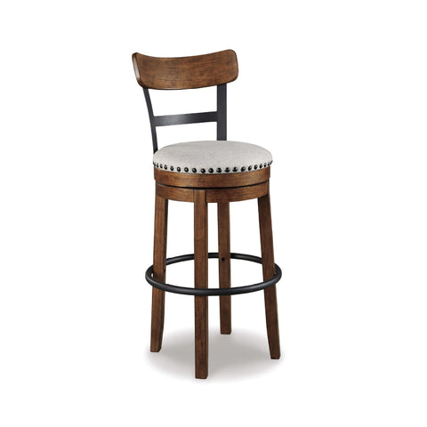 Signature Design by Ashley Valebeck barstool wood and metal construction for durable kitchen seating