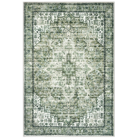 SIILOOM 2x3 rug durable low-pile construction resists daily wear