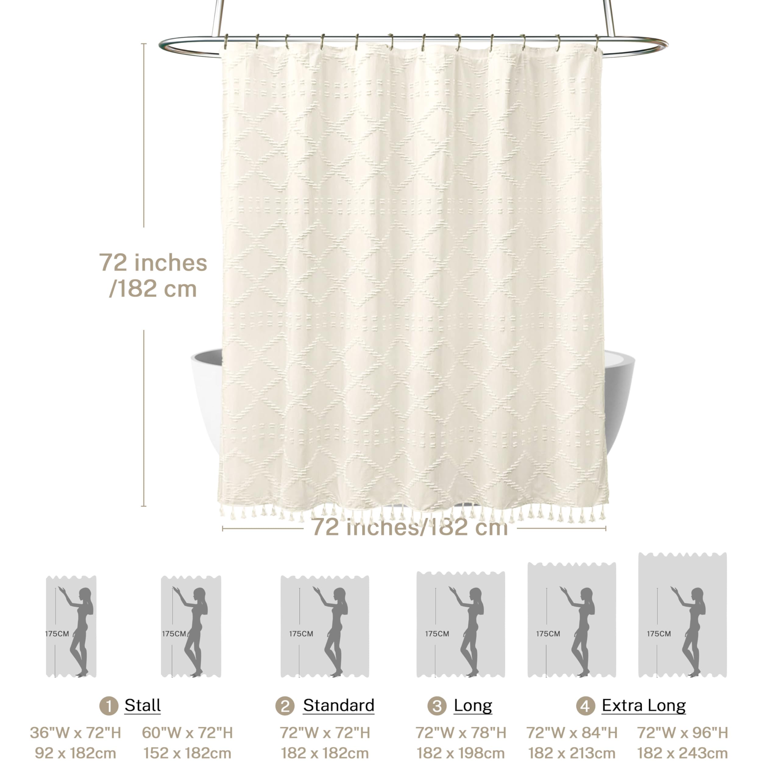 Siiluminisoy 12-hooks included enable quick, secure curtain installation.