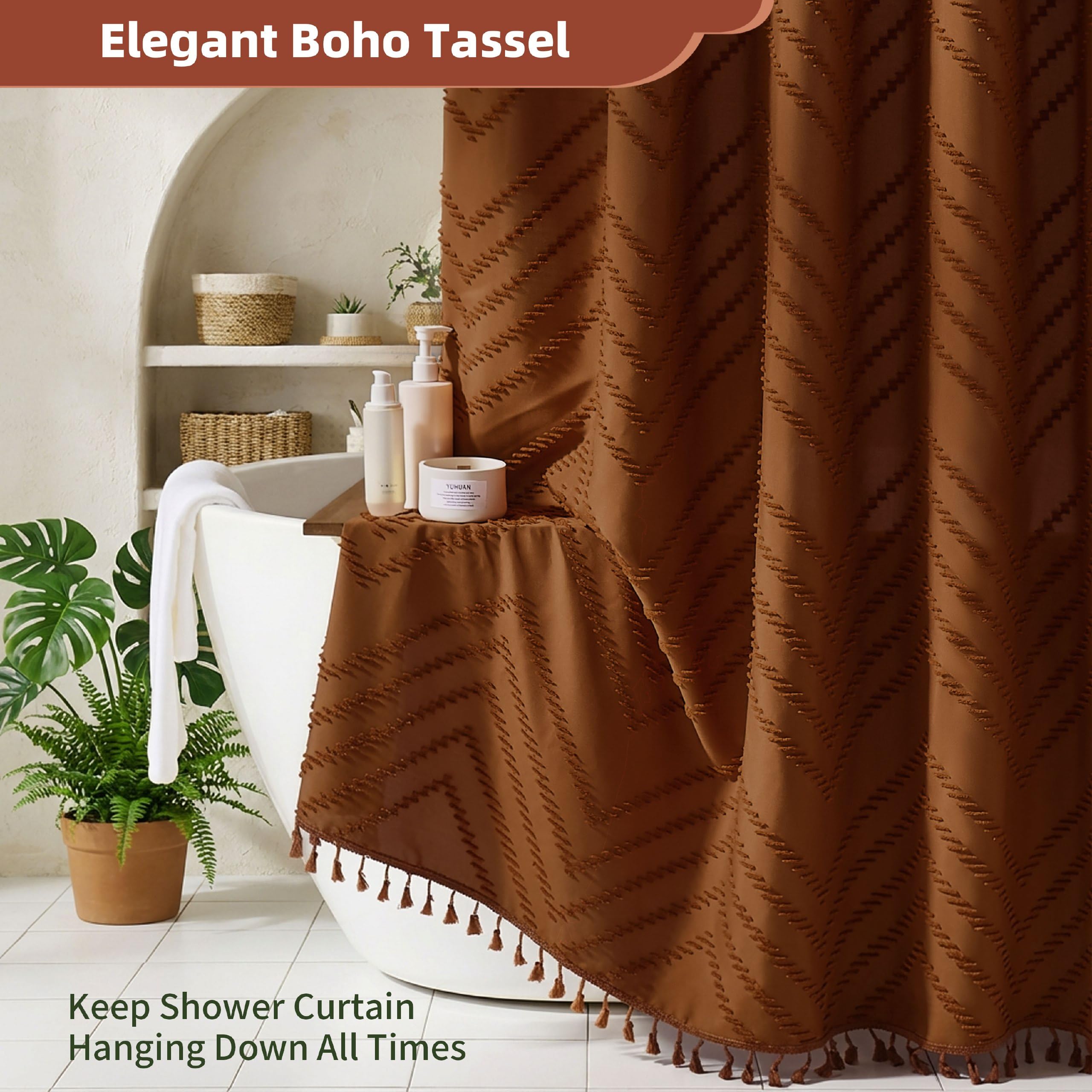 Siiluminisoy orange shower curtain 72x72 frame fits standard tubs and privacy
