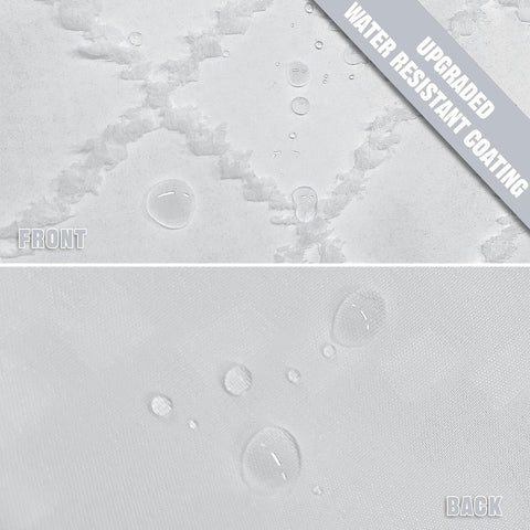 Siiluminisoy reinforced top with 12 hooks ensures durability.