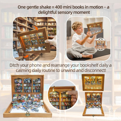 Silanit Anxiety Bookshelf compact frame fits small spaces
