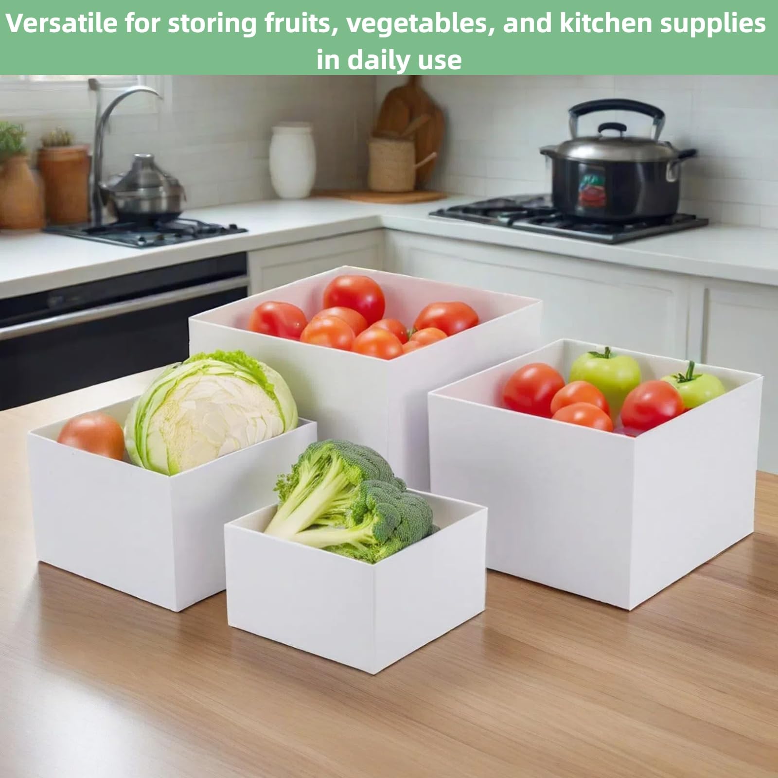 Silanit varied sizes from 3 to 8 inches create visual depth.