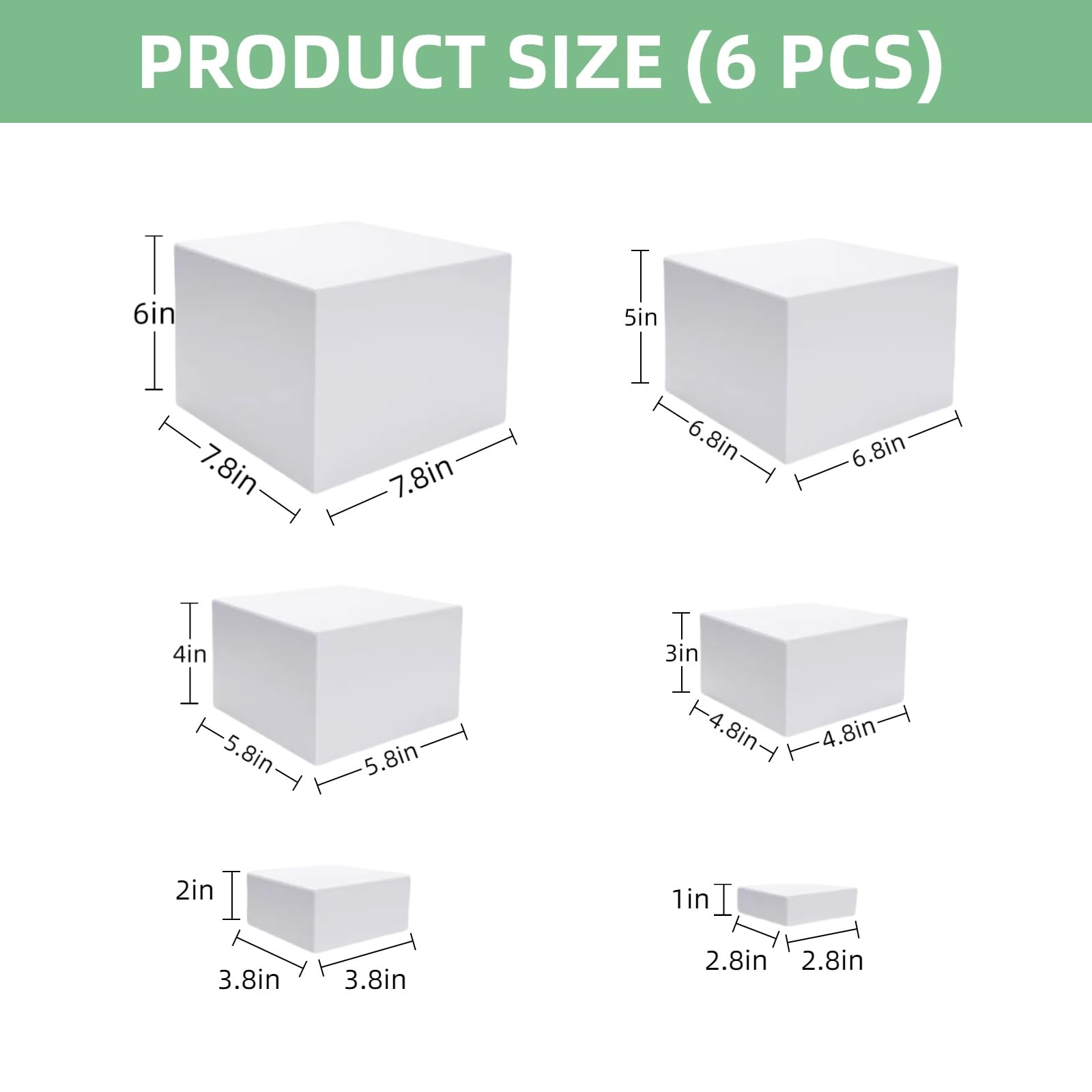 Silanit versatile display stands suit desserts, jewelry, and collectibles.
