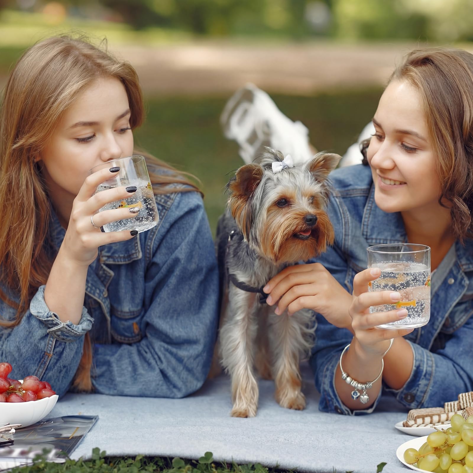 SiliFine 14oz dachshund glass for juice, wine, or cocktails