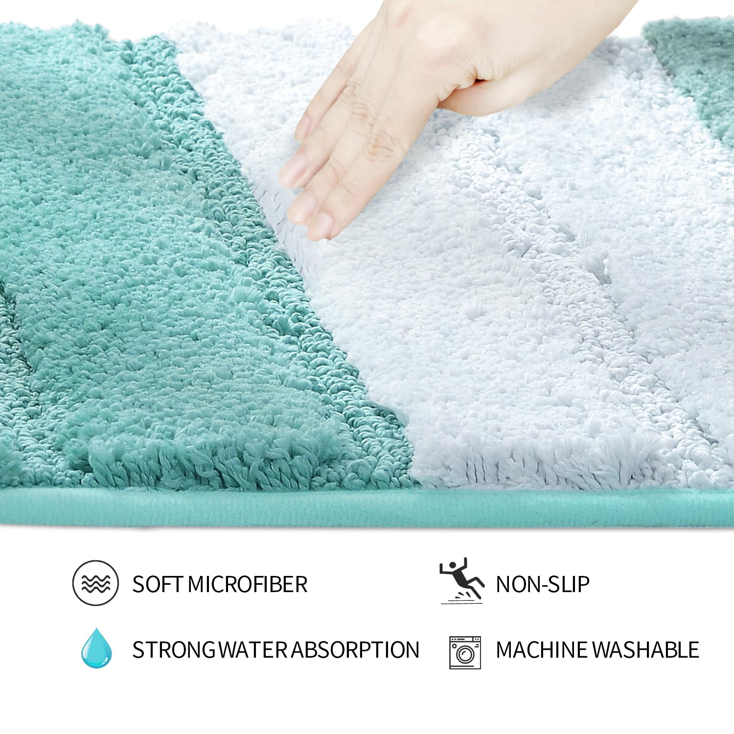 SiliPacks 20x32 mat offers generous coverage for sinks, showers, and vanity areas.