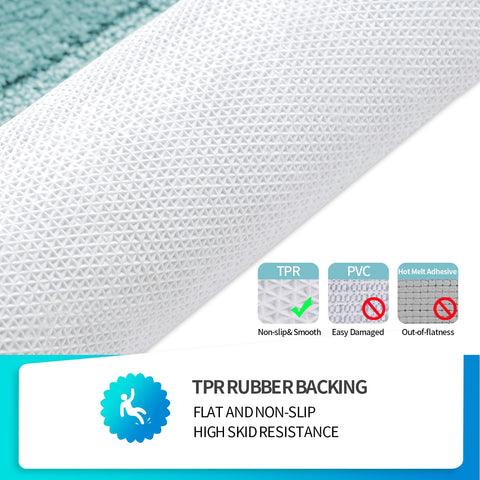 SiliPacks machine-washable bath mat stays fluffy after cycles.