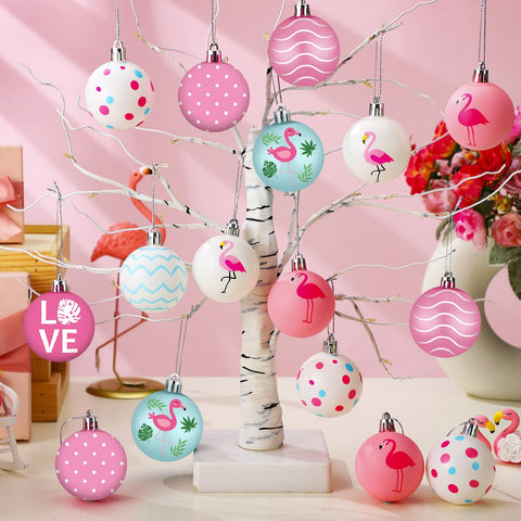 Silipull daisy spring ornaments brighten windows and trees with playful pink-green color.