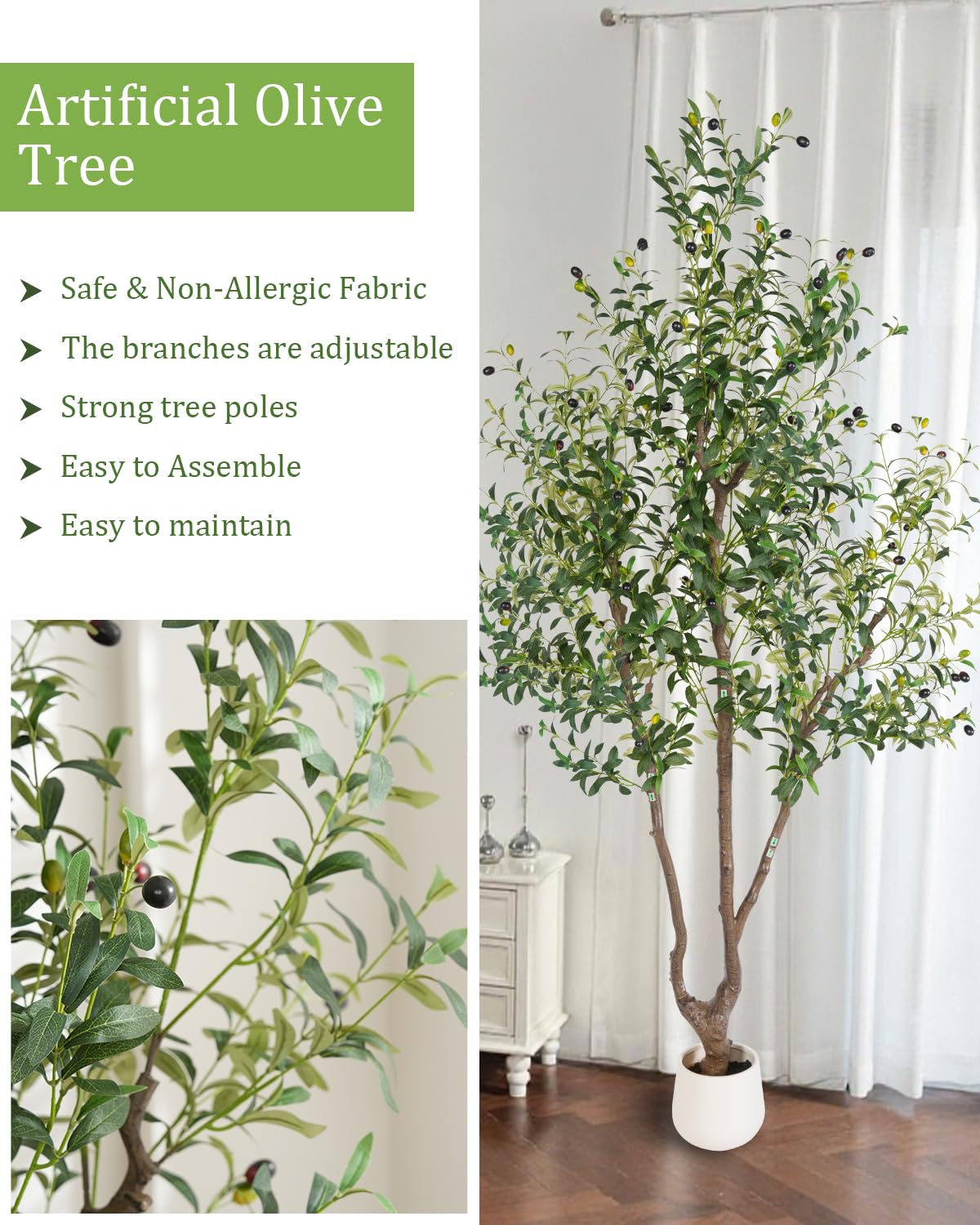 Easy 1–2 minute assembly of the Sillaff olive tree