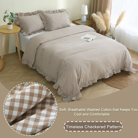 Silnuo washed cotton fabric closeup shows soft, breathable texture for year-round comfort.