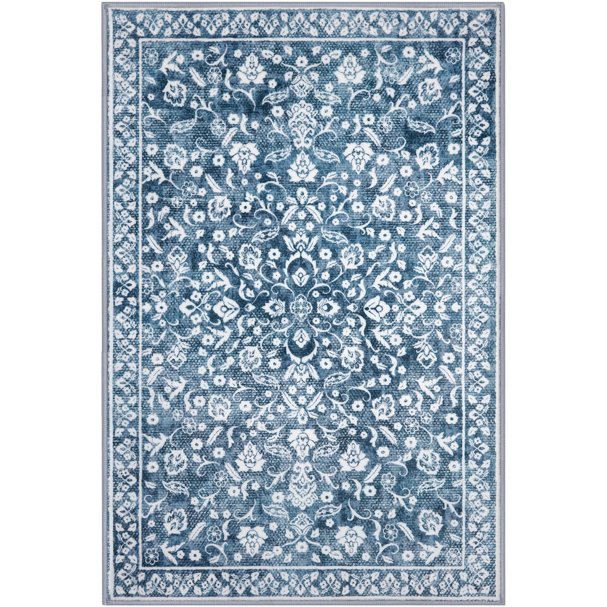 SILOLOOM kitchen friendly entryway rug; low-profile for smooth door movement.