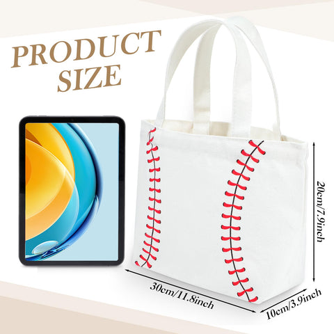 SilTriangle baseball tote 12-pack versatility supports gifts, shopping, and party favors.