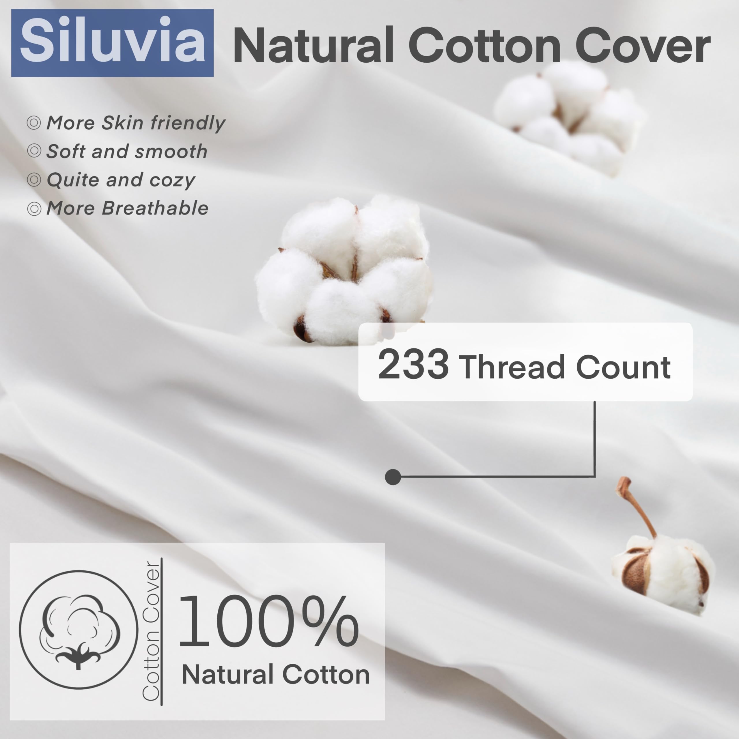 Siluvia pillow inserts on chair offering plush back cushioning.