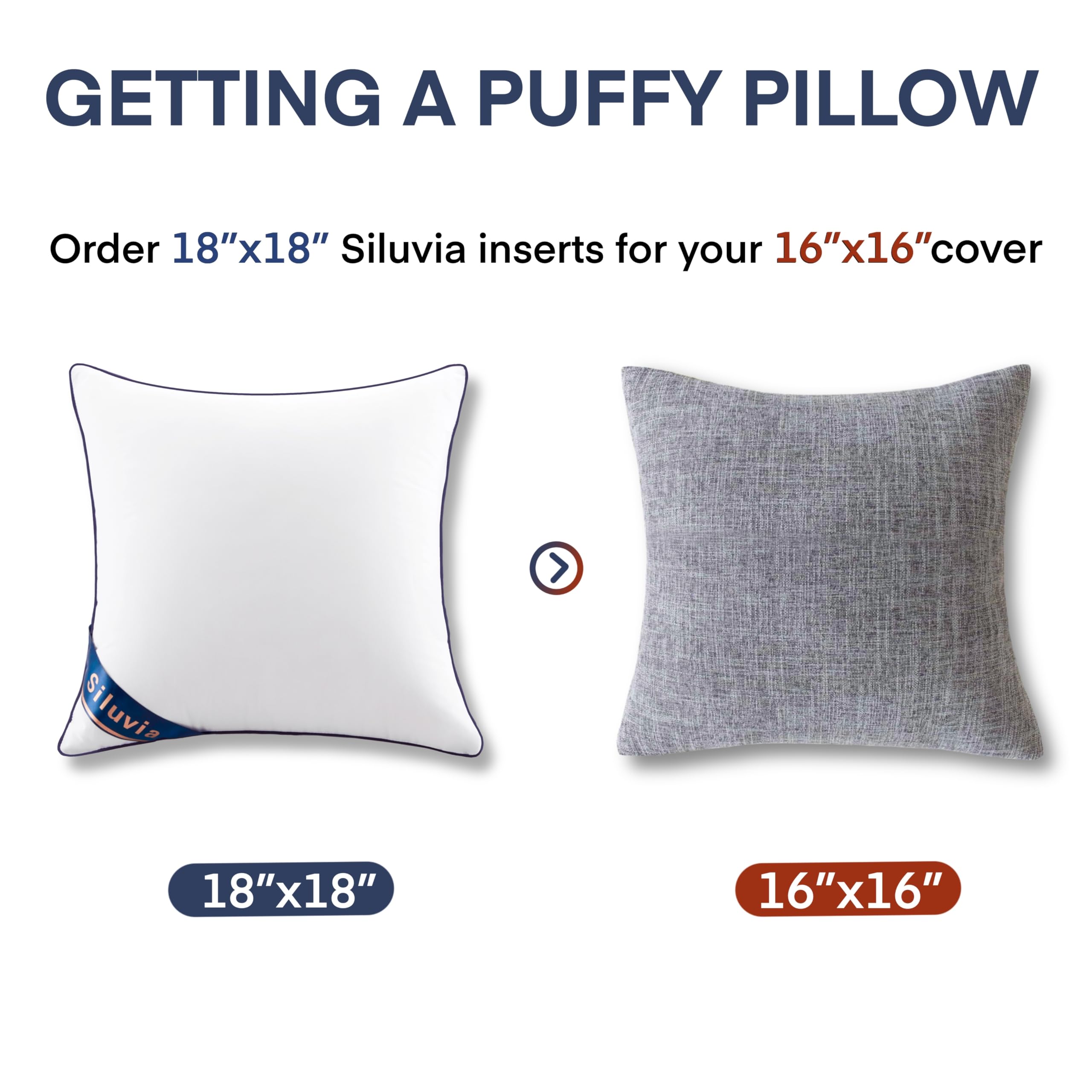 Siluvia decorative square pillows on a sofa brighten seating