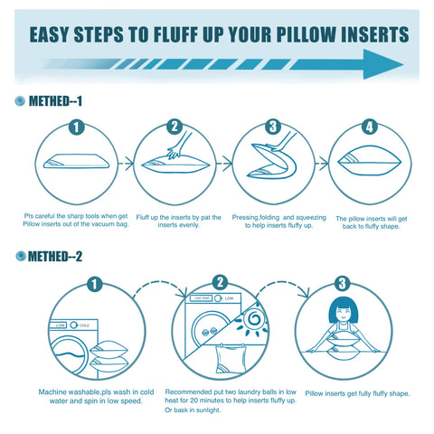 Siluvia pillow insert durability and quick rebound in daily use.