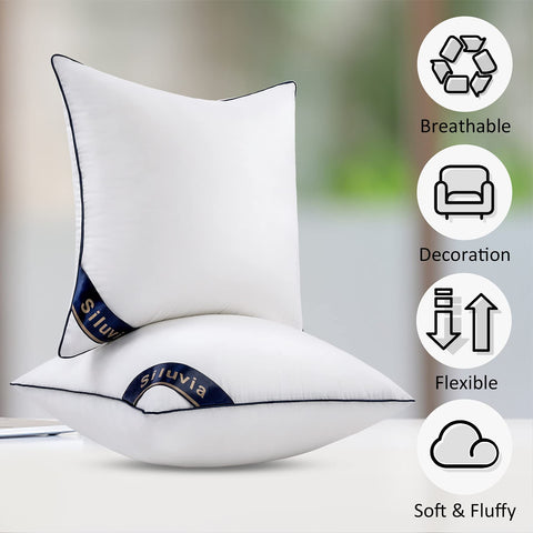 Siluvia Euro Pillows 4D filling demonstrates durability