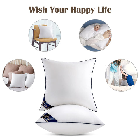Care and washing instructions for Siluvia Euro Pillows