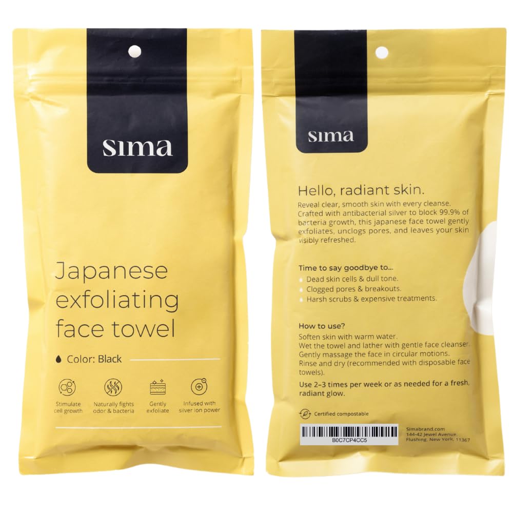 Sima Brand bath spa self-care towel for a relaxing shower routine.