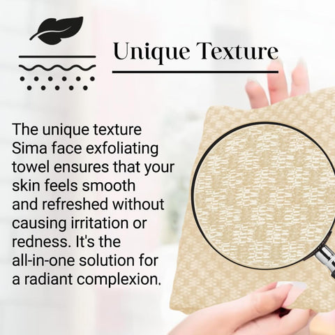Sima Brand back-reach scrub towel helps clean hard-to-reach areas