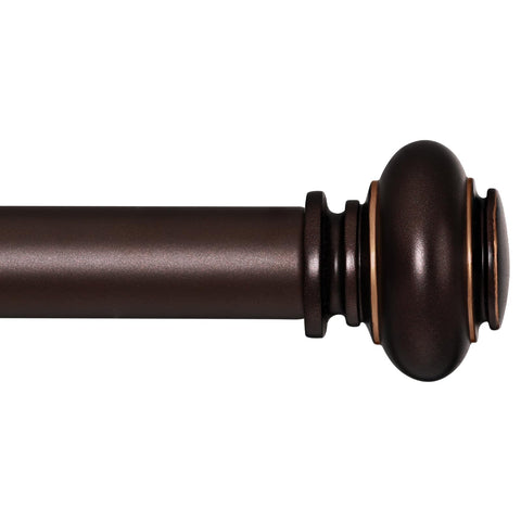 SIMEWIN bronze curtain rods assembly set enables fast, secure window mounting.