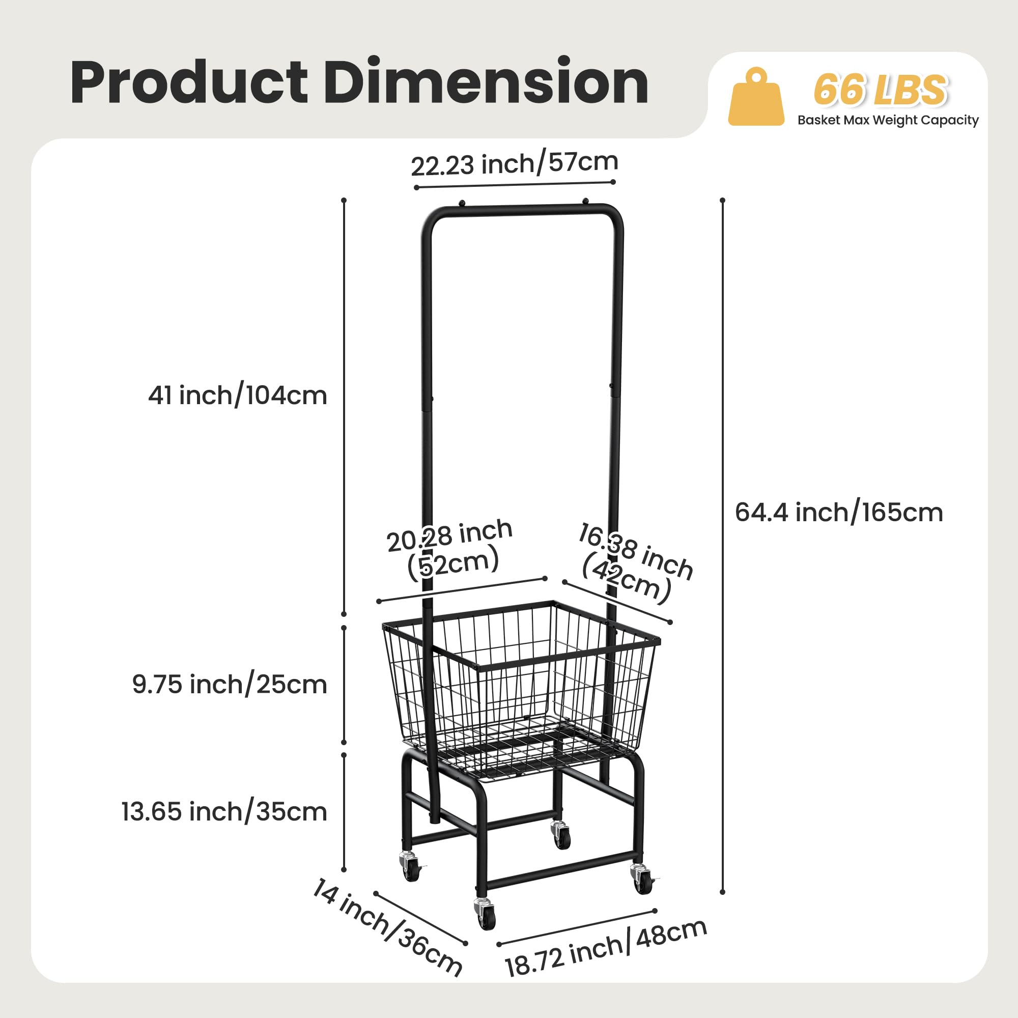 SIMHOMSTOR clothes hanging rack supports air-drying and organization