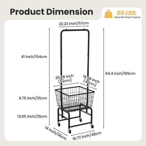 SIMHOMSTOR clothes hanging rack supports air-drying and organization
