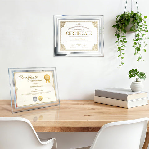 SIMON'S SHOP 8.5x11 frame with slip-in design for easy inserts.