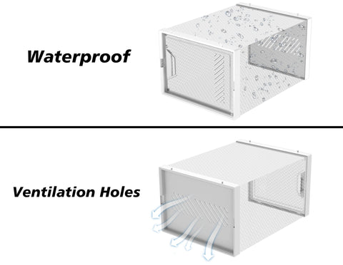 SIMPDIY PP-material close-up highlights durable, waterproof construction.