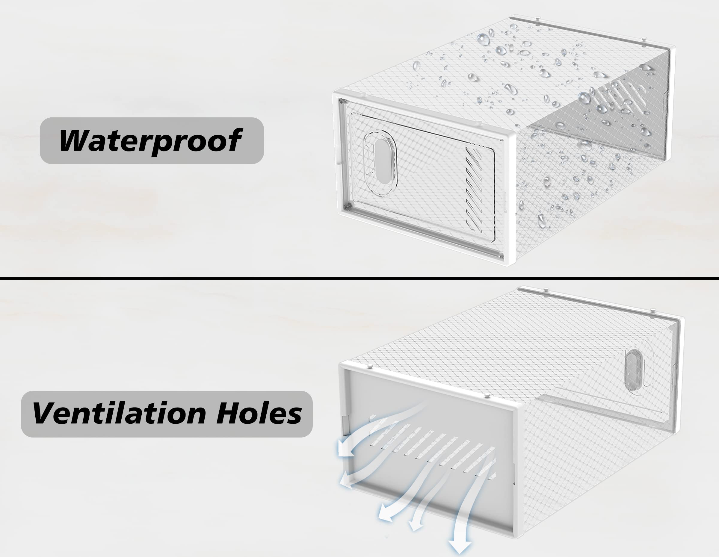 SIMPDIY vent holes promote airflow and odor control