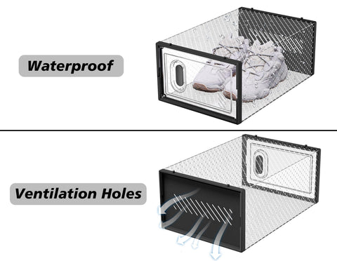 SIMPDIY shoe storage fits men's US 9 and women's US 10 footwear