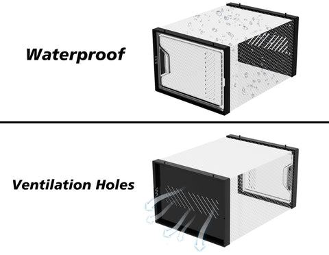 SIMPDIY ventilation holes on shoe box promote airflow and freshness