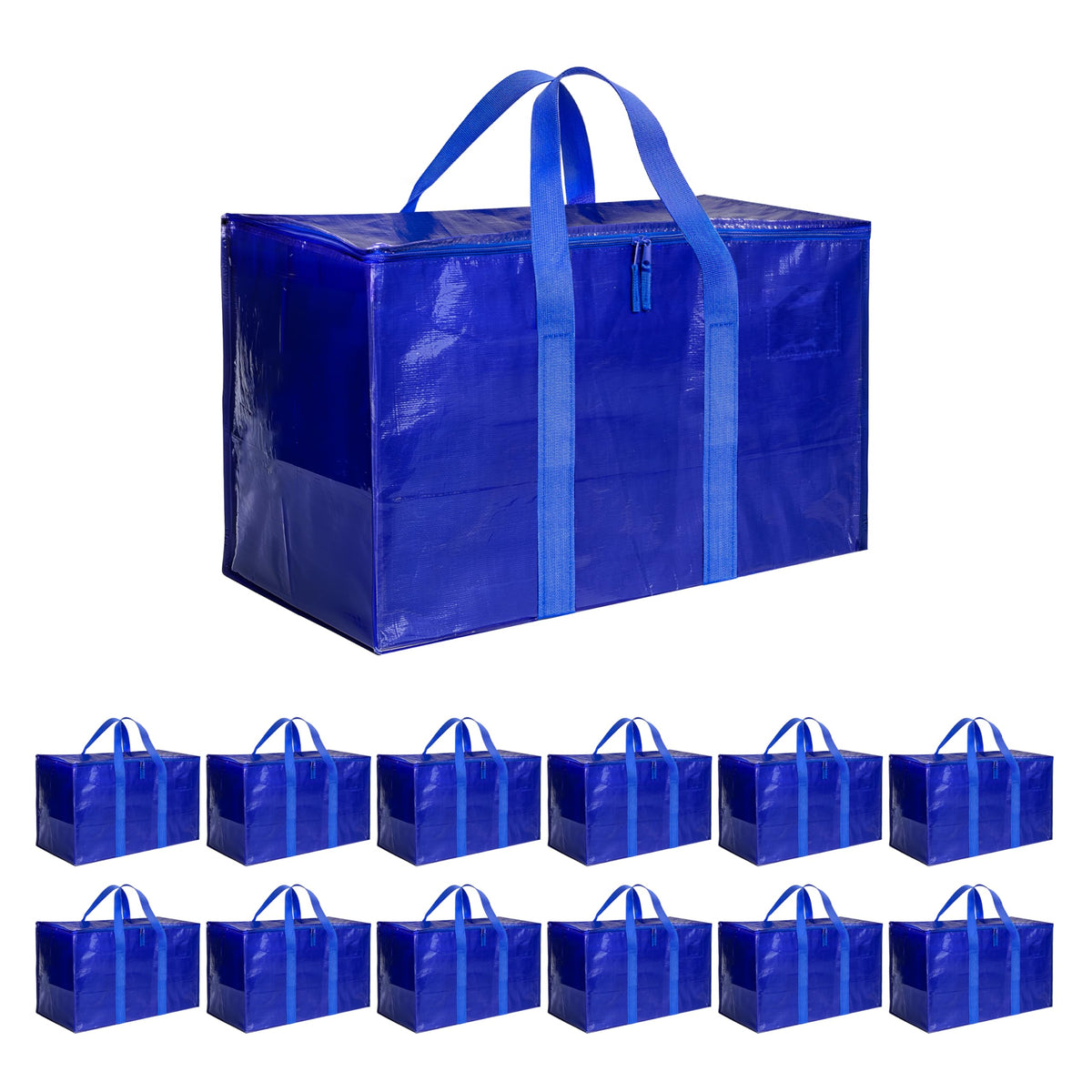 Simple Deluxe 12-pack moving bags with open top design for easy clothes loading.