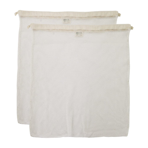 Simple Ecology organic cotton mesh laundry bag in large size protecting delicates during wash