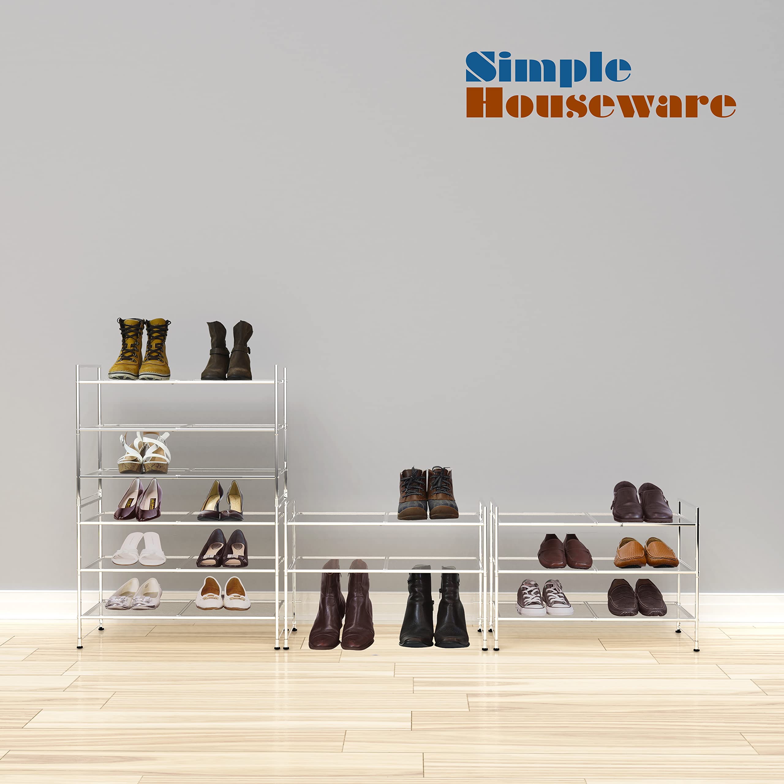  Simple Houseware 11-inch deep shelf fits compact spaces