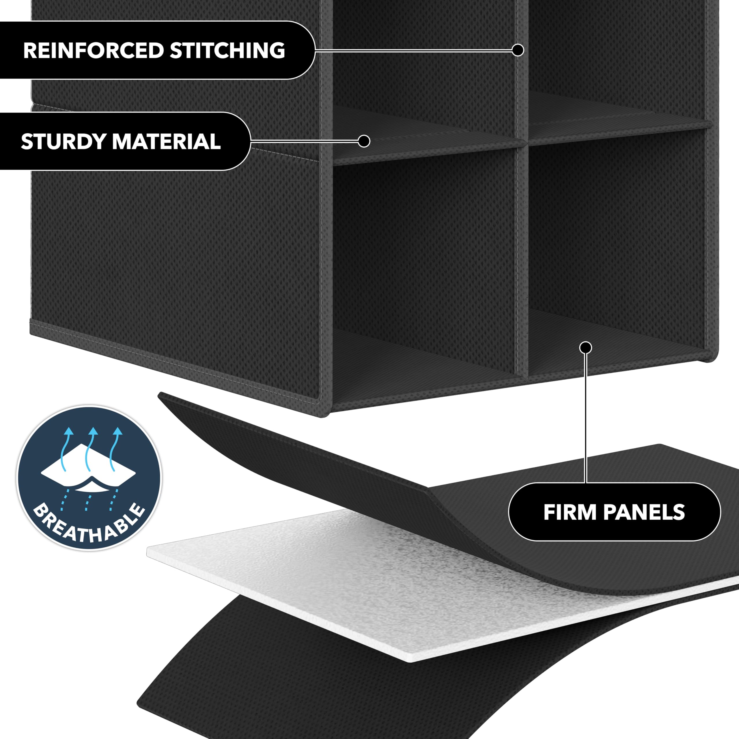 Simple Houseware 10-tier unit demonstrates versatile storage for accessories