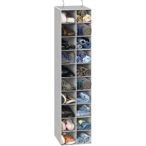 Simple Houseware 20-section shelves keeps shoes neatly organized in the closet.
