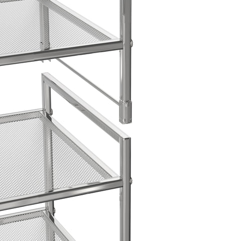  Simple Houseware 3-Tier Stackable Mesh Shoe Rack in entryway, clutter-free