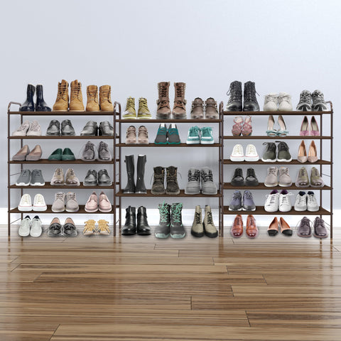 Simple Houseware 11.2x26.7x33.5 inches footprint saves floor space for shoes.