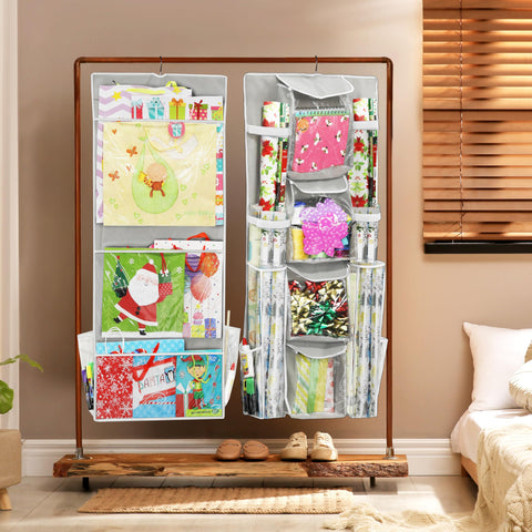 Simple Houseware back pocket 20-inch wide for oversized gift bags.