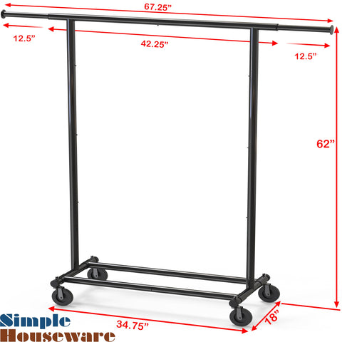 Simple Houseware black finish suits modern interiors with sturdy practicality.