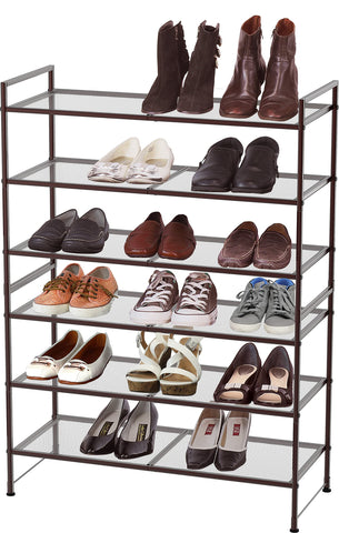 Simple Houseware 3-tier rack with bronze coating and durable construction