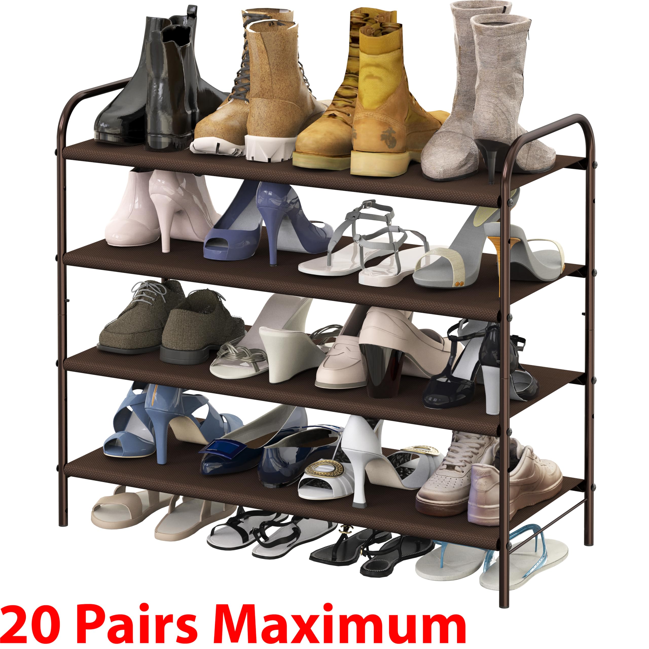 Simple Houseware bronze rack assembly in a workspace for quick setup.