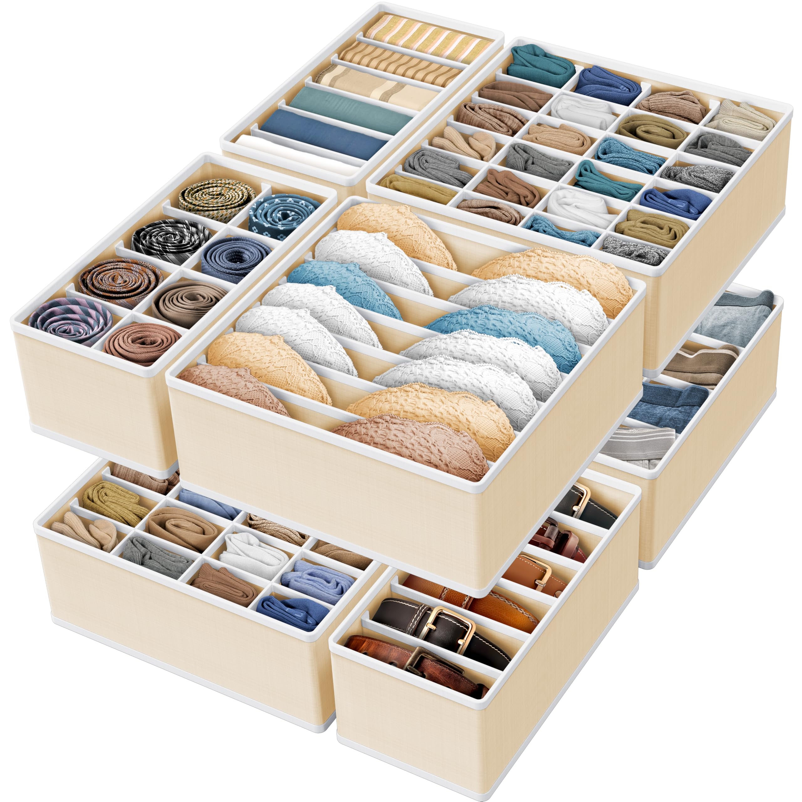 Simple Houseware 24-cell bin shows dense packing for tidy laundry days.