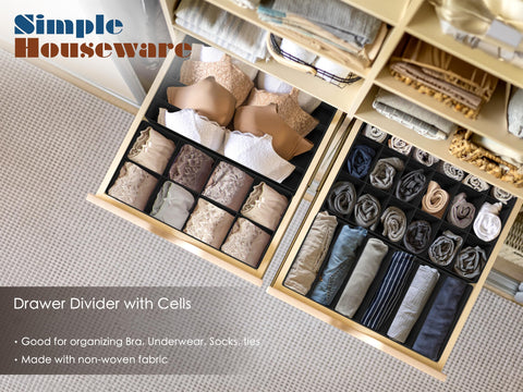 Simple Houseware 24-cell bin great for small accessories like socks