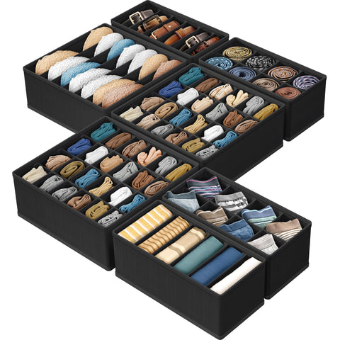 Simple Houseware 6-cell bin for compact underwear organization in drawers