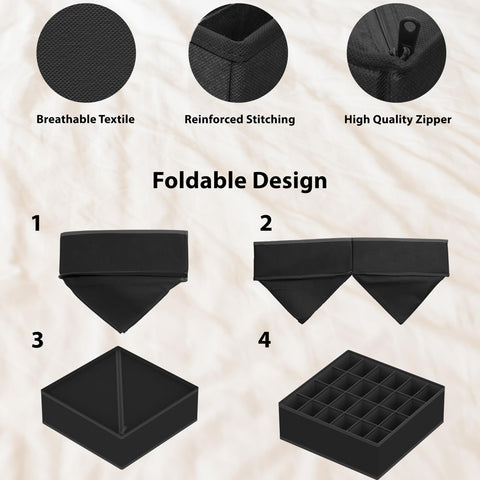 Simple Houseware 7-cell bin fits bras, shirts, towels for tidy closet