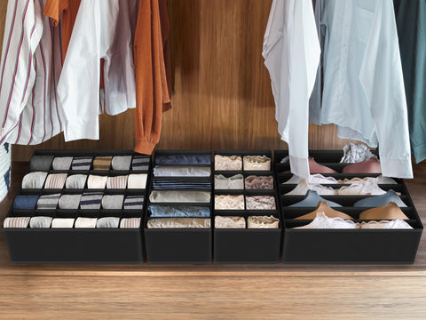 Simple Houseware compact drawer organizer keeps items visible and reachable