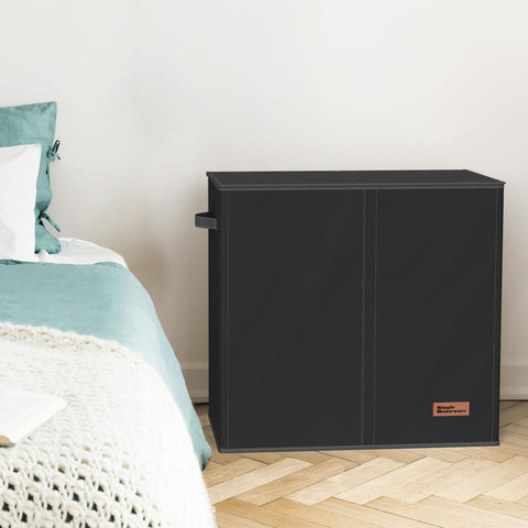 Simple Houseware fold-flat design for compact storage when not in use.