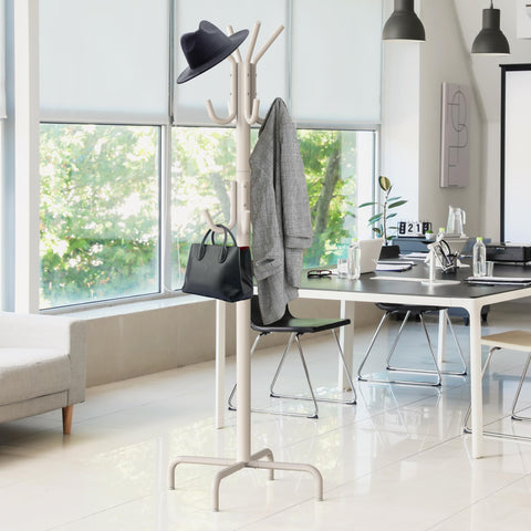 Simple Houseware durable white metal finish for long-lasting use